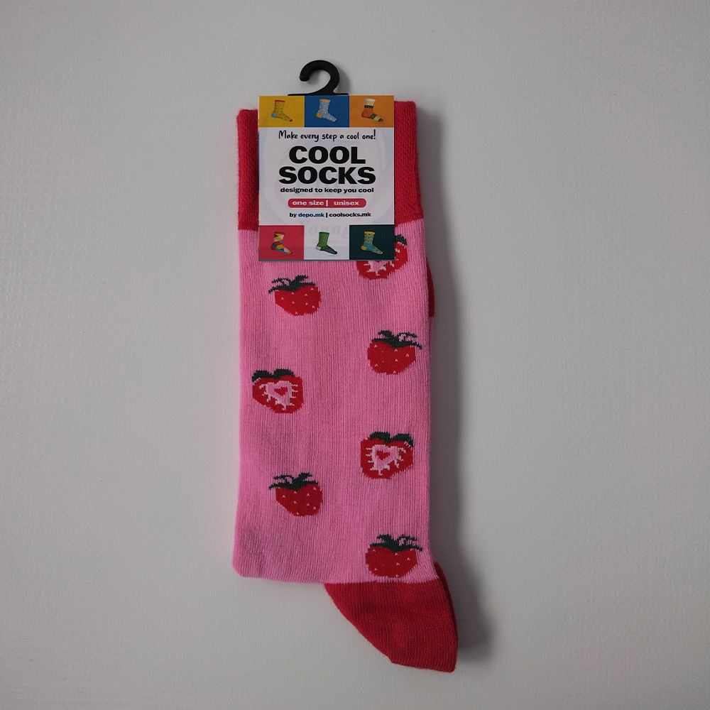 Strawberry Stroll Socks