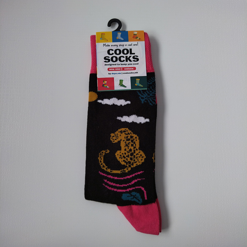 Leopard Walk чорапи со леопардски мотив