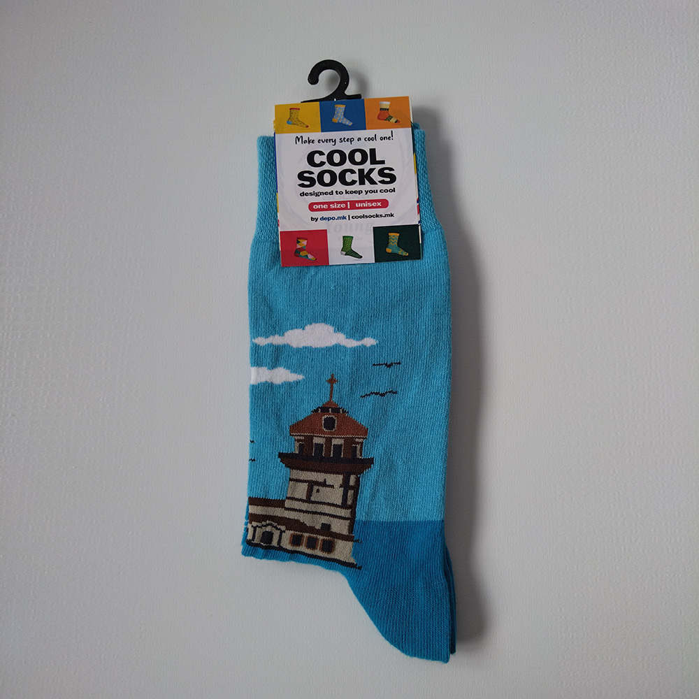 Maiden's Tower чорапи со мотив на Кулата на Девицата