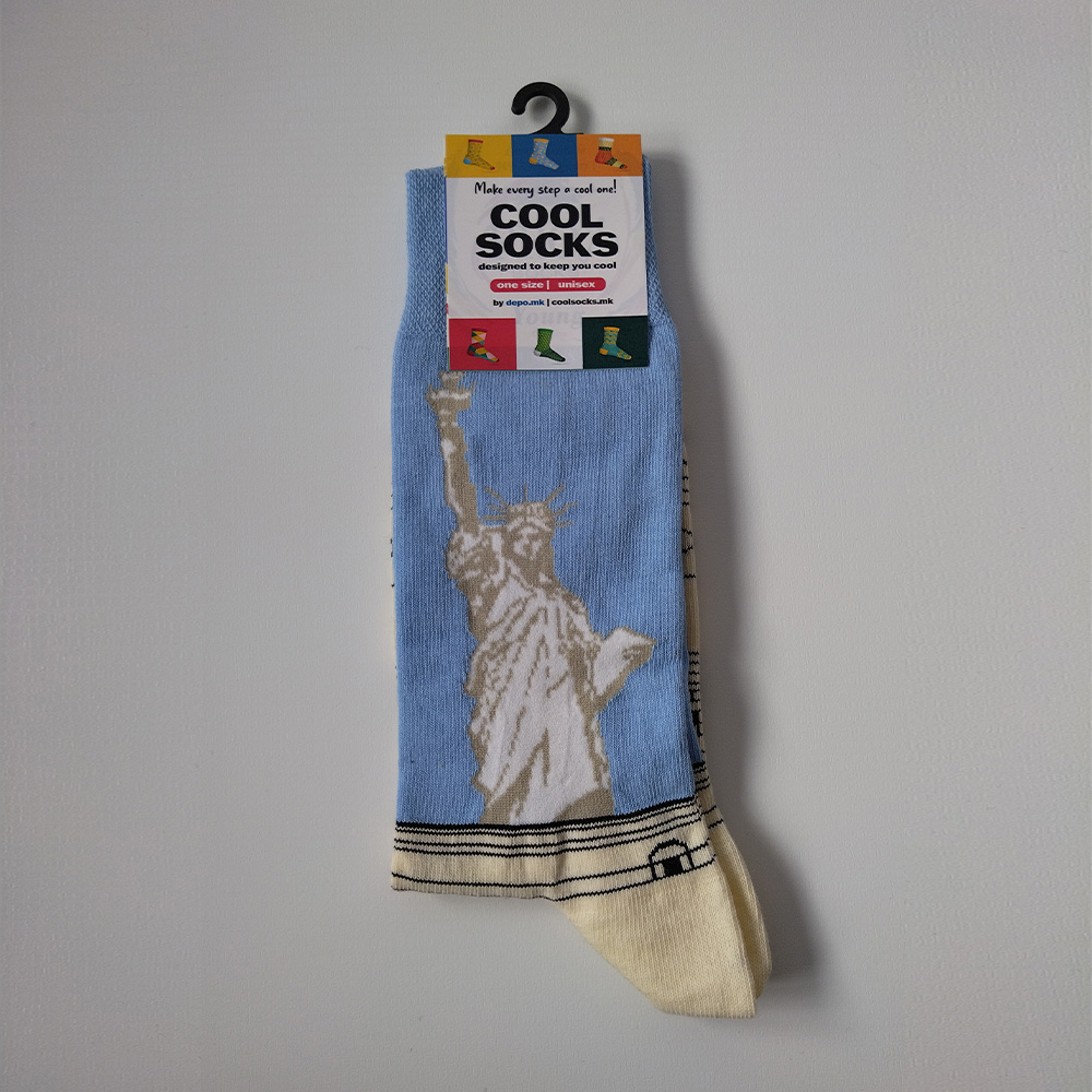 Statue of Liberty чорапи со мотив на Статуата на Слобода